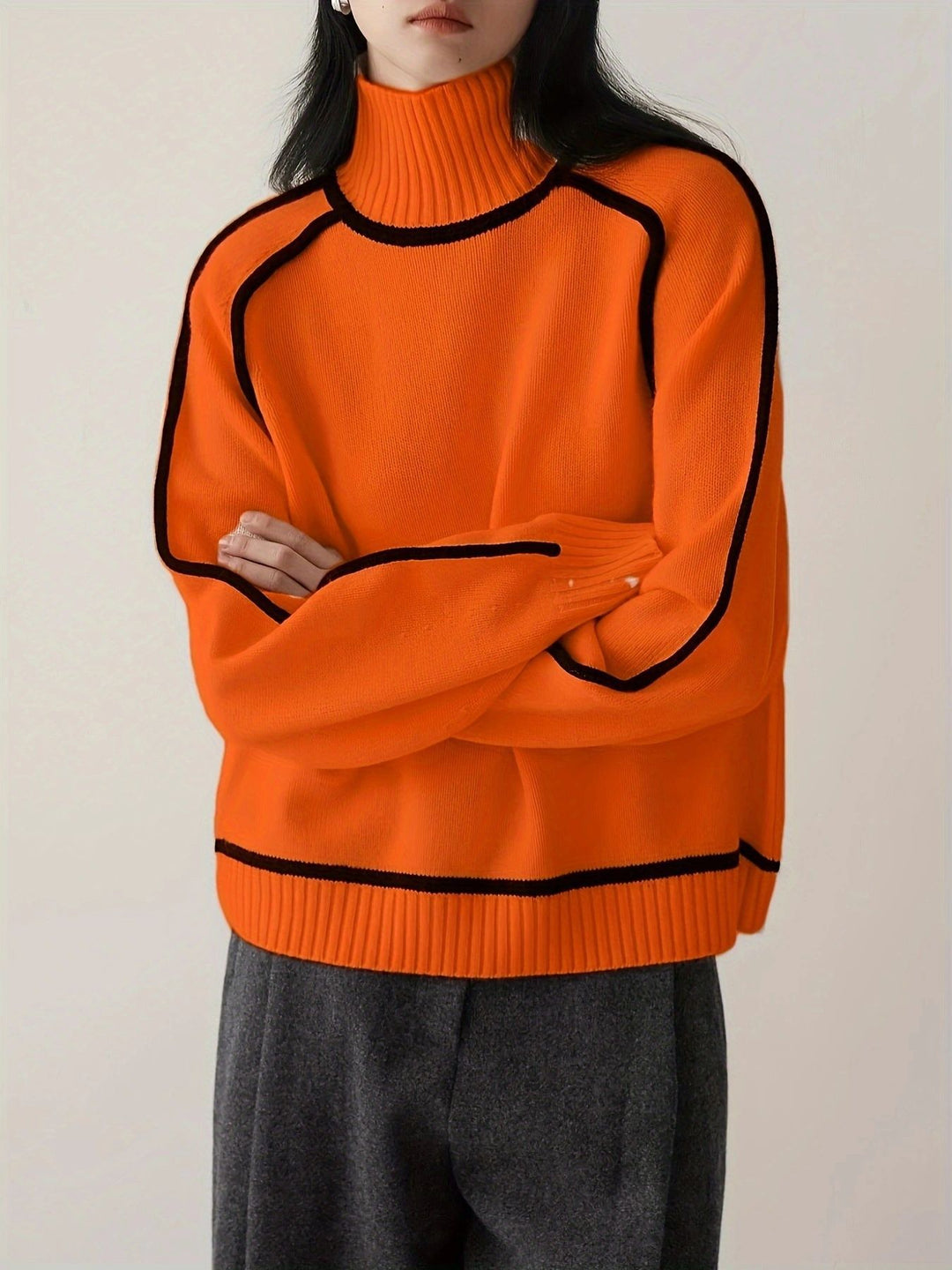 Amalia - Stylish Turtleneck Sweater