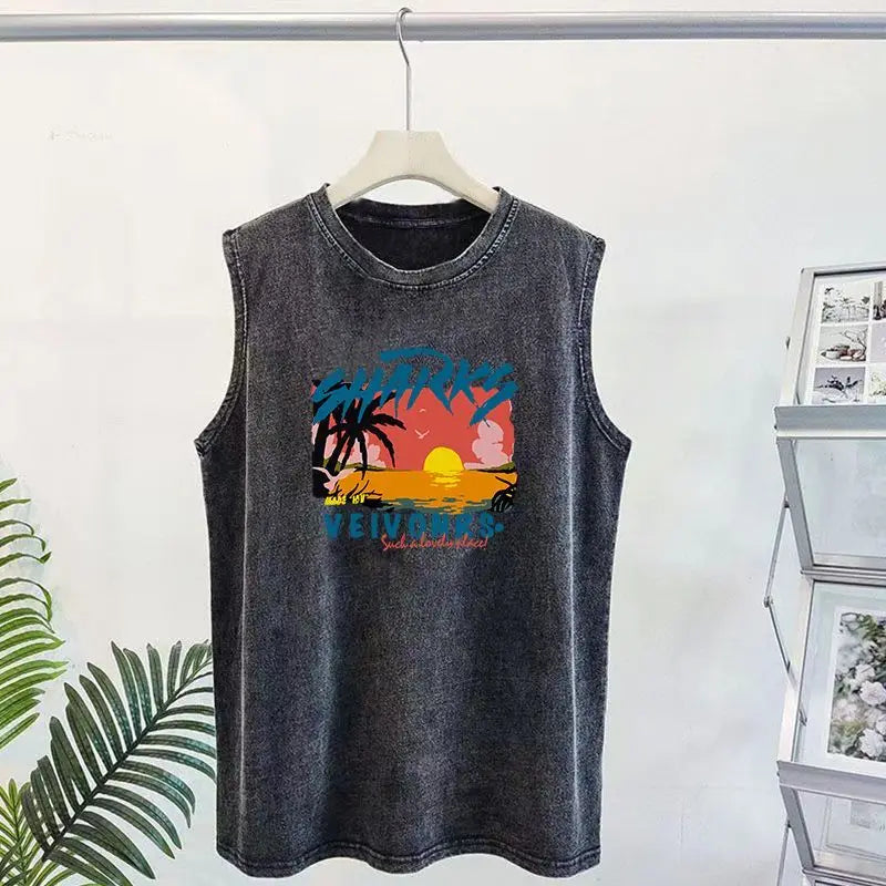 American Washed Old Vest