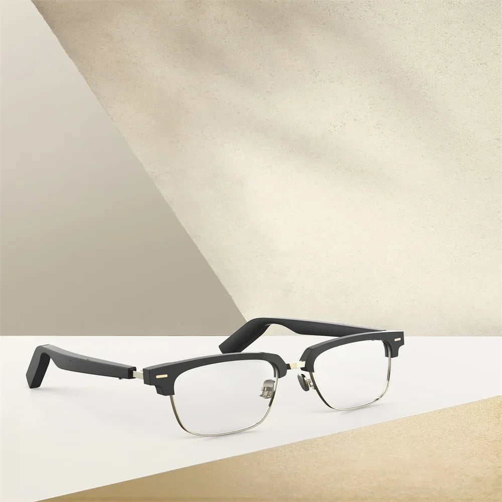 Smart Bluetooth glasses with mic, speakers, and hands-free calling