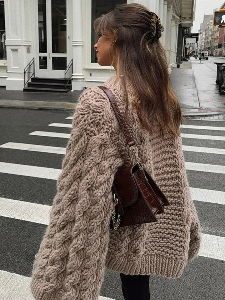 Braelyn - Classic Cable Knit Sweater