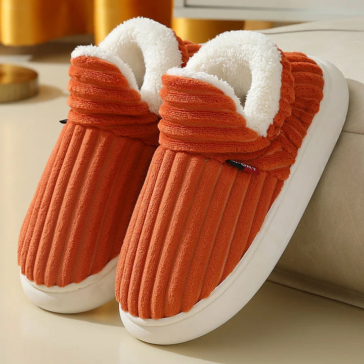 Evshine soft winter slippers – cozy plush for women & warm cotton comfort