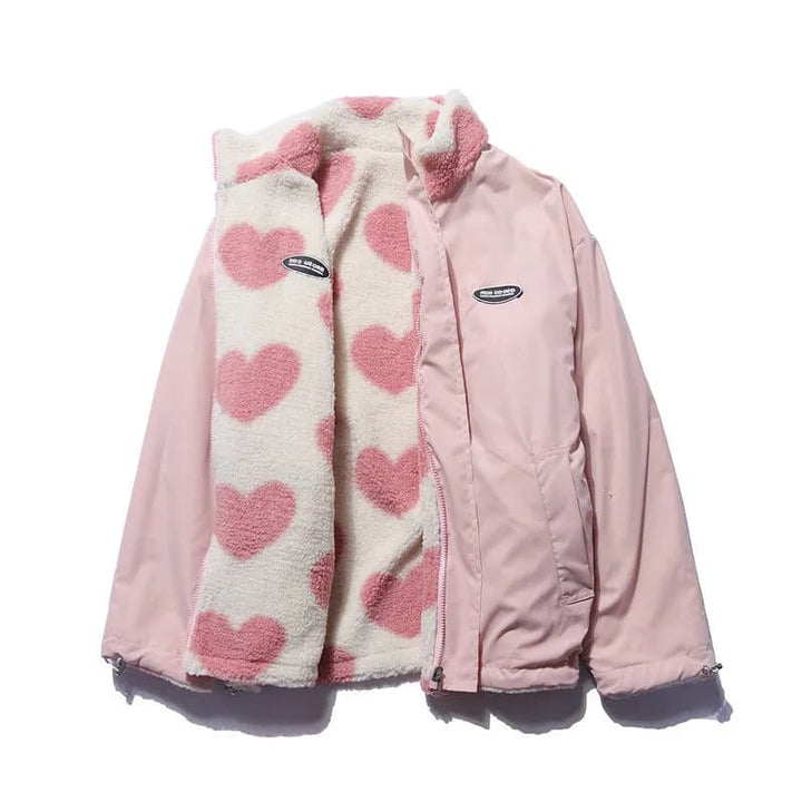 Karrie - Heart-Lined Reversible Jacket