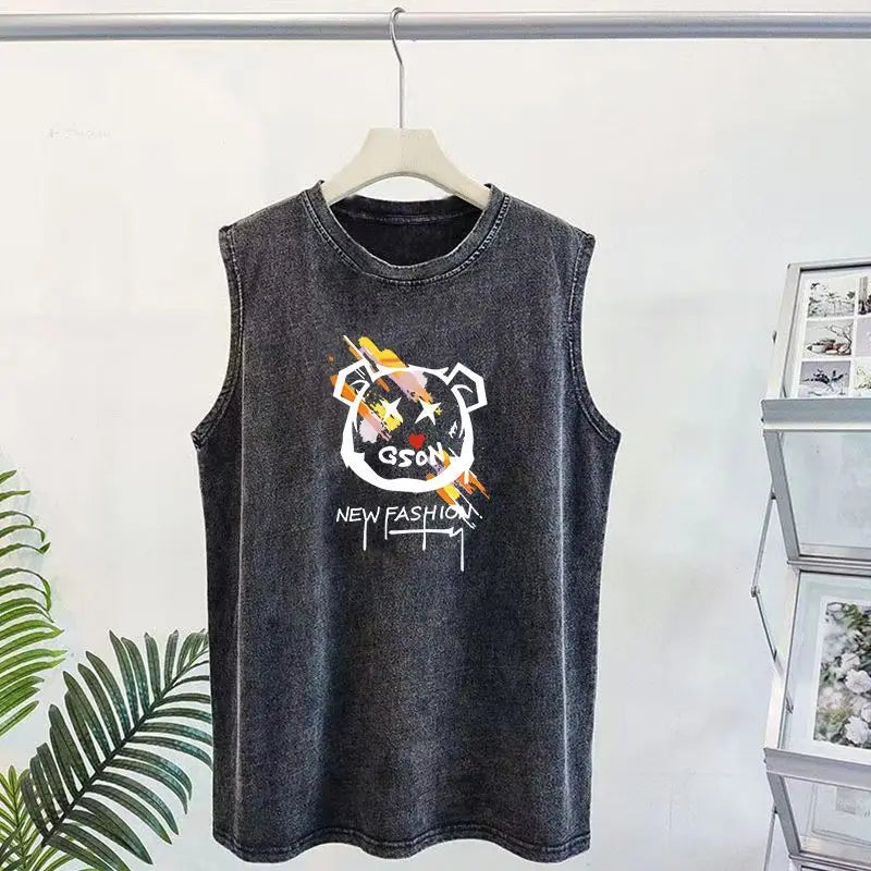 American Washed Old Vest