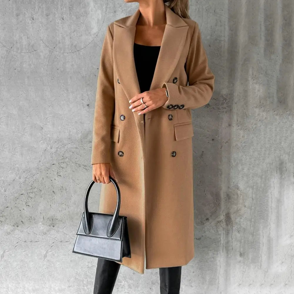 Genevieve - Timeless Double-Breasted Coat