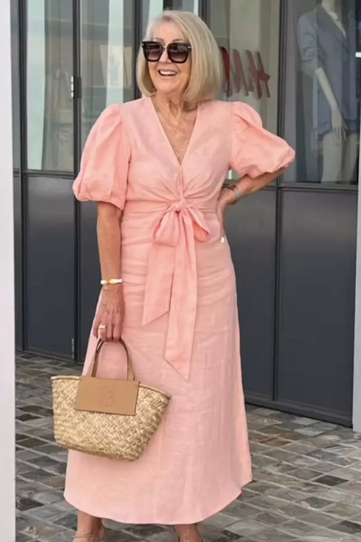 Shayla - Elegant V-Neck Dress