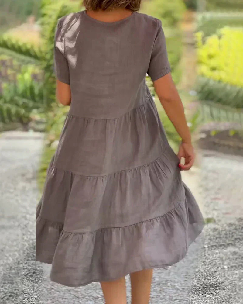 Zoey - Casual Summer V-neck Dress