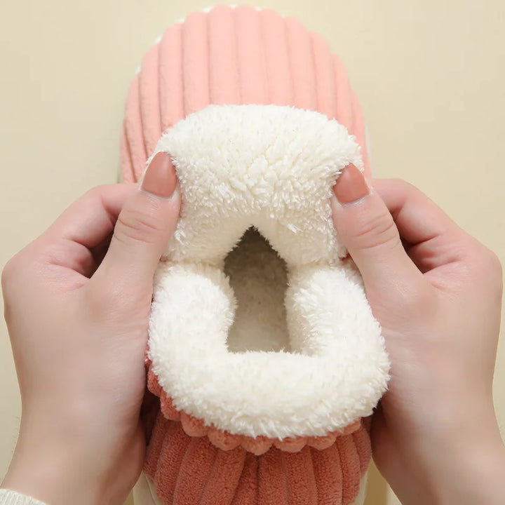 Evshine soft winter slippers – cozy plush for women & warm cotton comfort