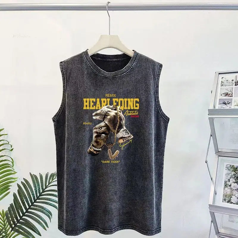 American Washed Old Vest
