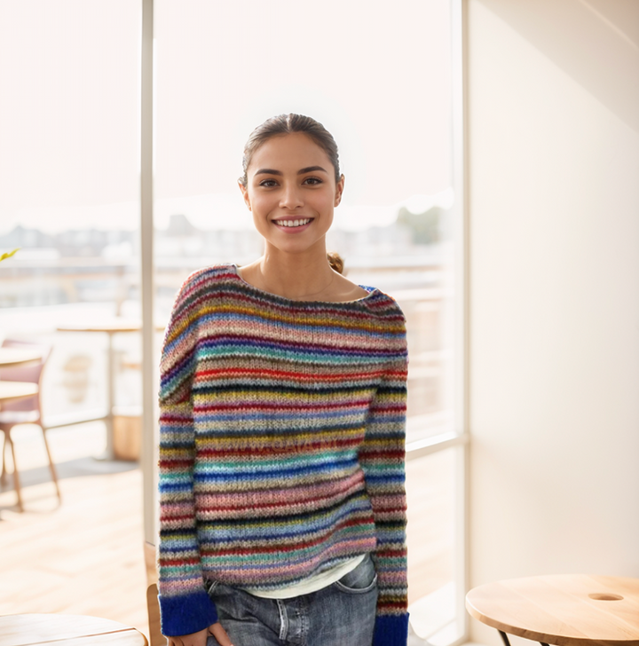 Izzel - Cozy Fair Isle Sweater