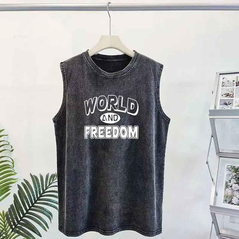 American Washed Old Vest