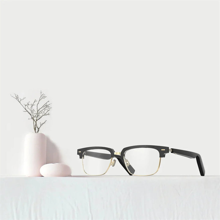 Smart Bluetooth glasses with mic, speakers, and hands-free calling