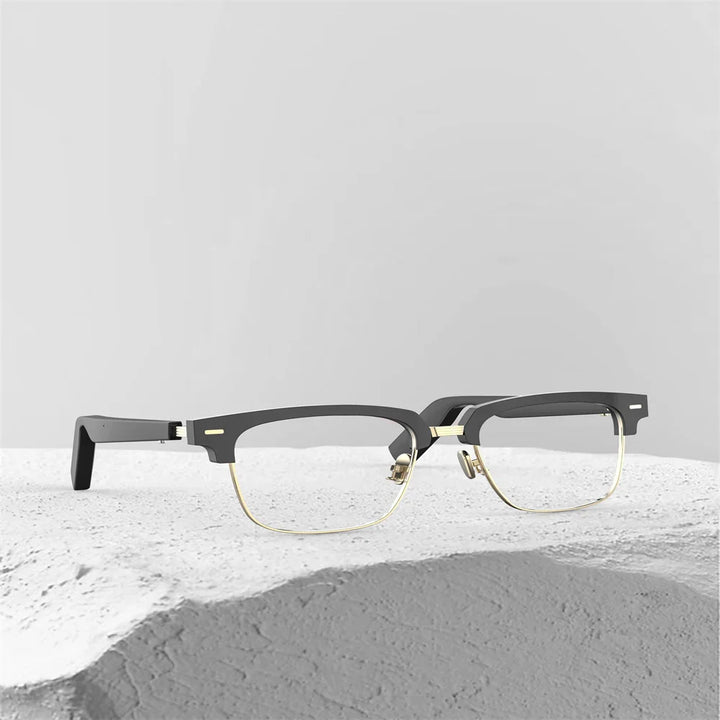 Smart Bluetooth glasses with mic, speakers, and hands-free calling