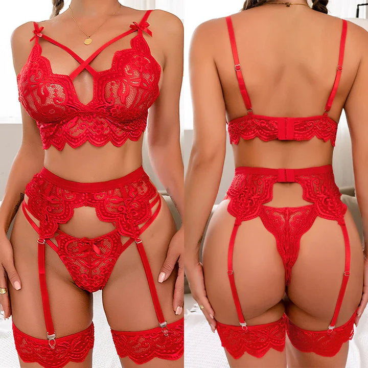 Sai - Exquisite Lace Lingerie Set