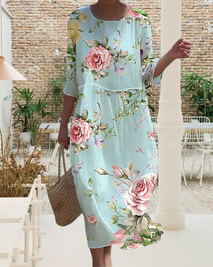 Elegant Floral Dress
