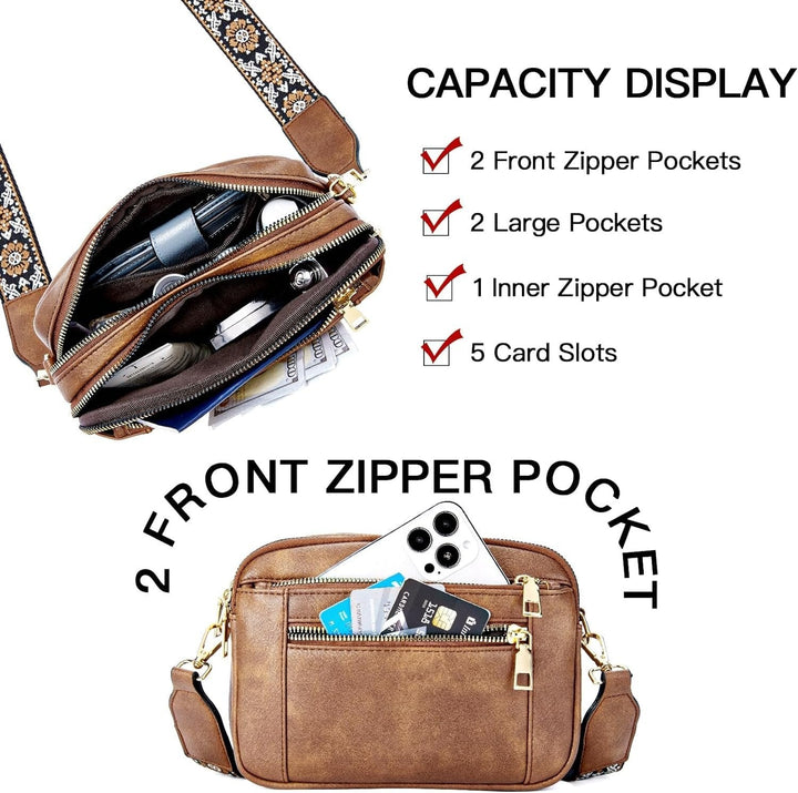 Refined Leather Shoulder Bag
