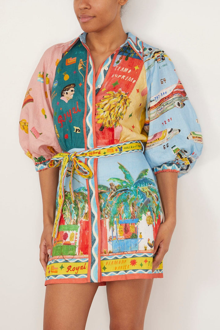 All Aboard Mini Dress