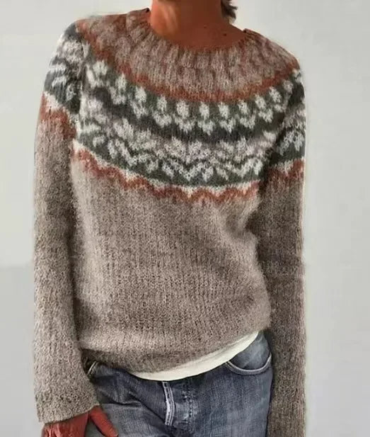 Izzel - Cozy Fair Isle Sweater