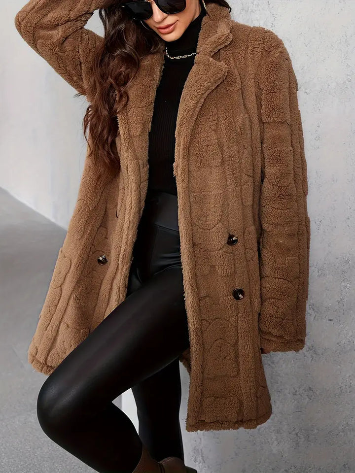 Seraphina - Textured Winter Coat