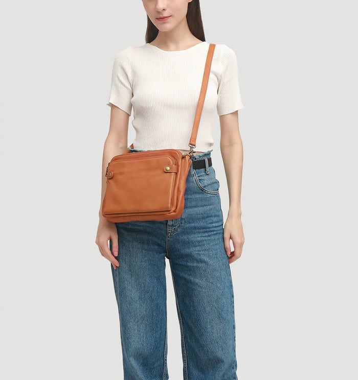 Kim - High quality leather handbag