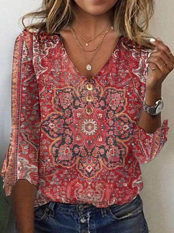 Karina - Vintage Boho Blouse