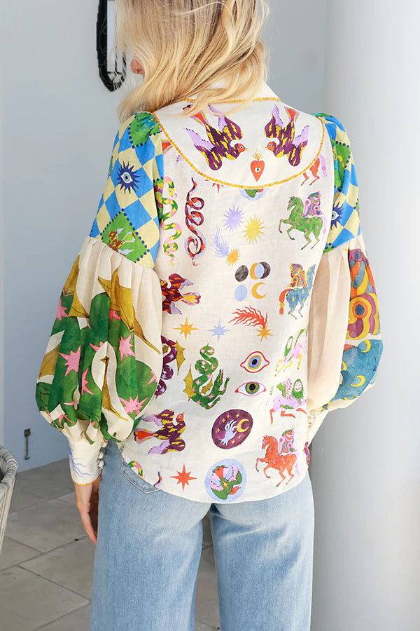 Love Balloon Sleeve Shirt