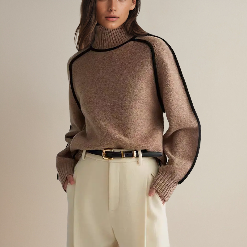 Amalia - Stylish Turtleneck Sweater