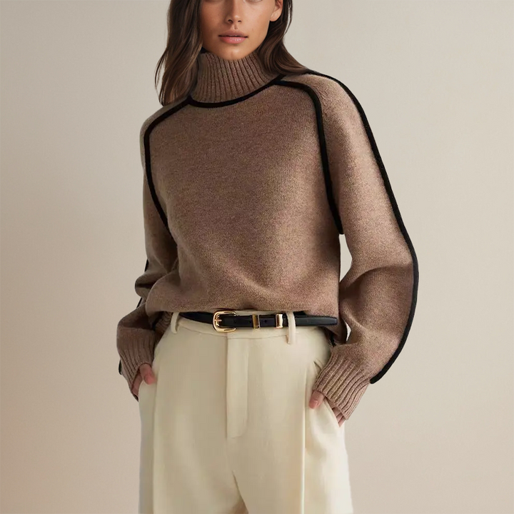 Amalia - Stylish Turtleneck Sweater
