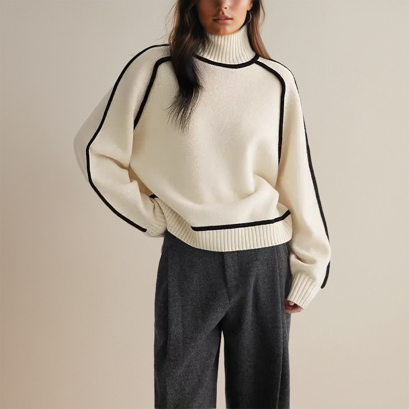 Amalia - Stylish Turtleneck Sweater