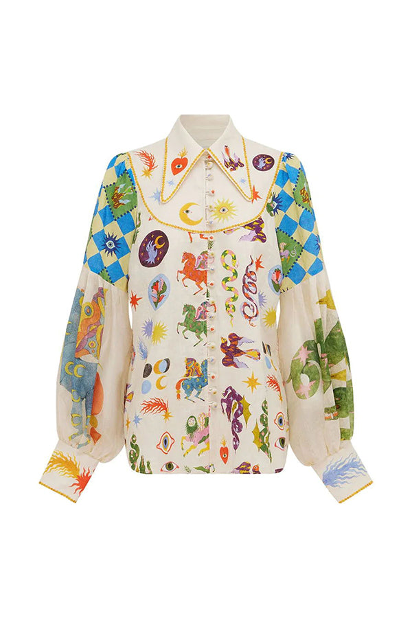 Love Balloon Sleeve Shirt