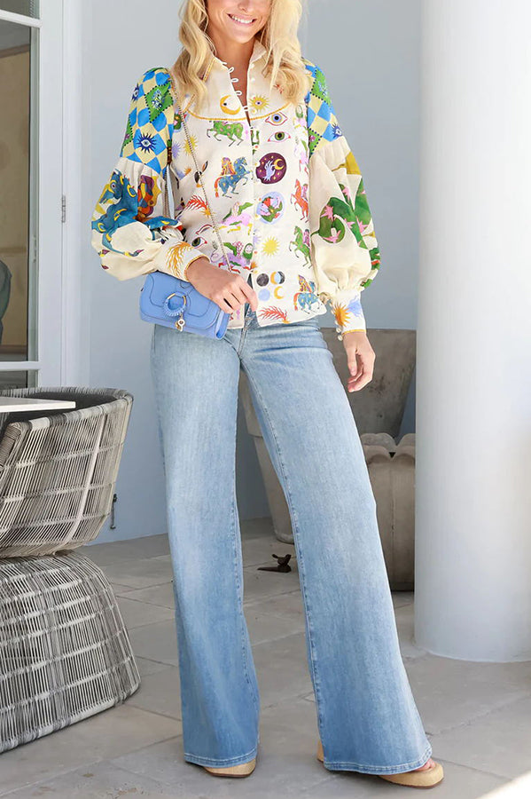 Love Balloon Sleeve Shirt