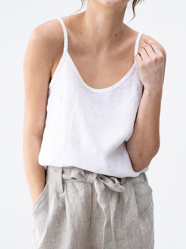 Rheign - Relaxed Spaghetti Strap Top