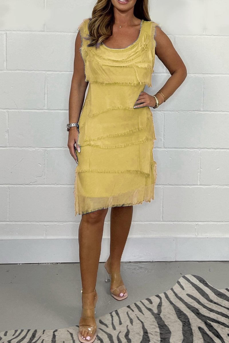 Melanie Stylish Sleeveless Dress