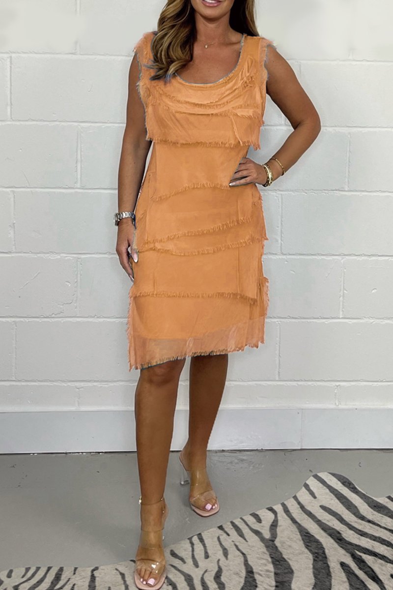 Melanie Stylish Sleeveless Dress