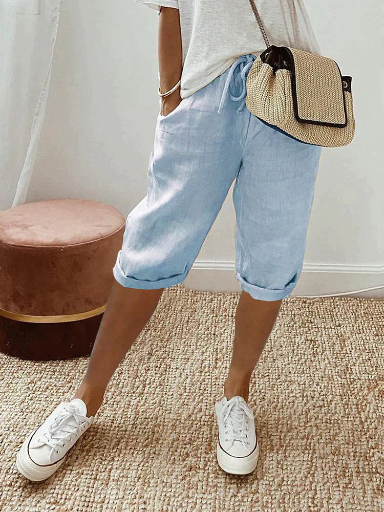 EMMA | Cotton-Linen Women's Pants