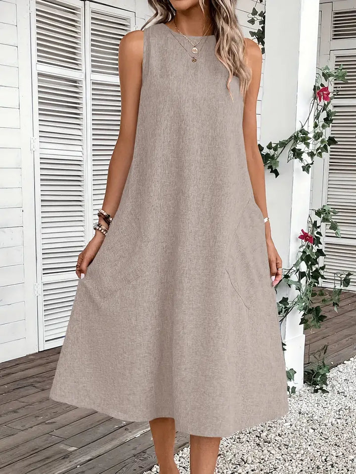 Sleeveless Midi Dress