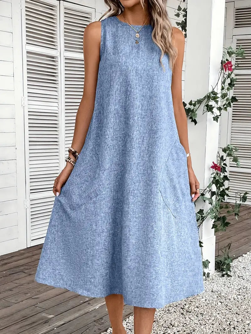 Sleeveless Midi Dress