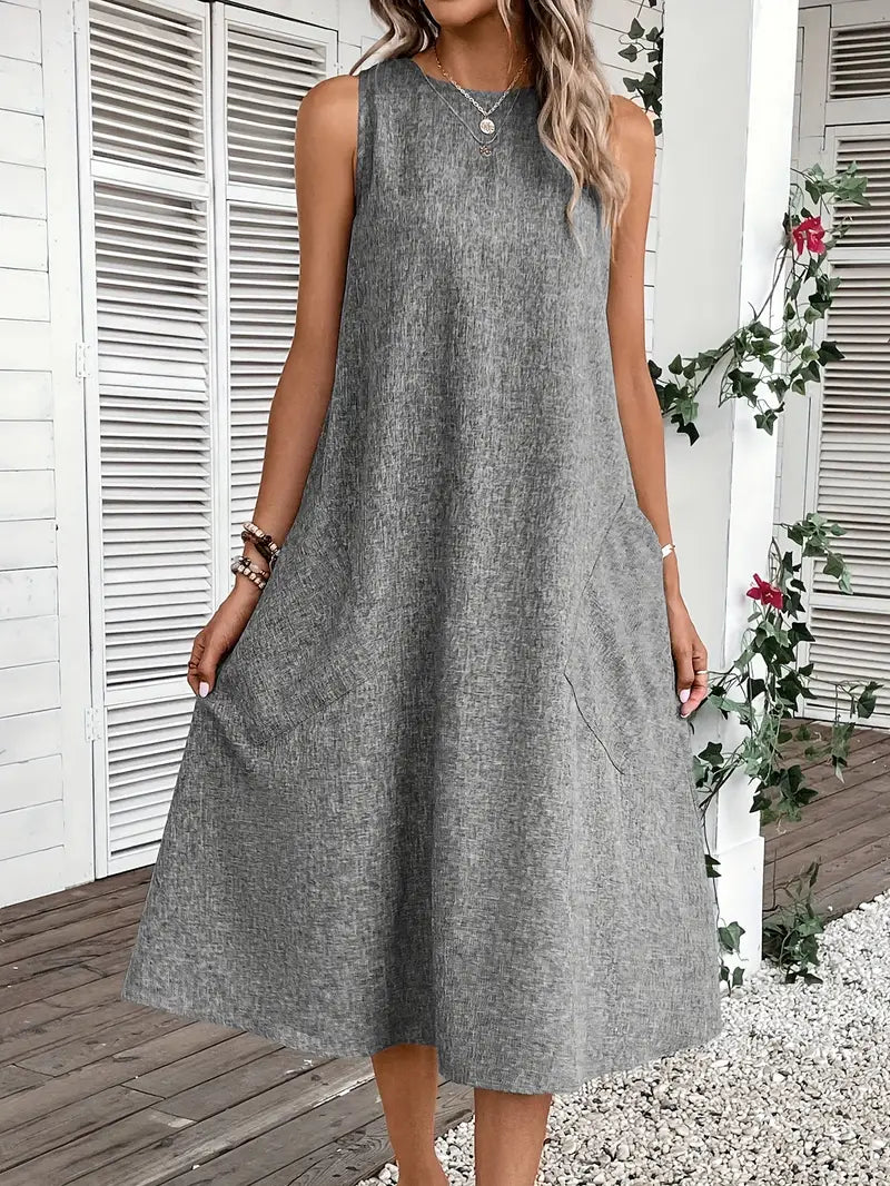 Sleeveless Midi Dress