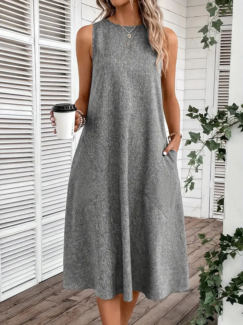 Sleeveless Midi Dress