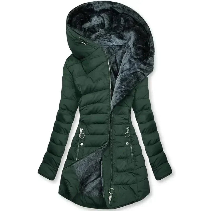 Celestia - Fur-Lined Hooded Jacket