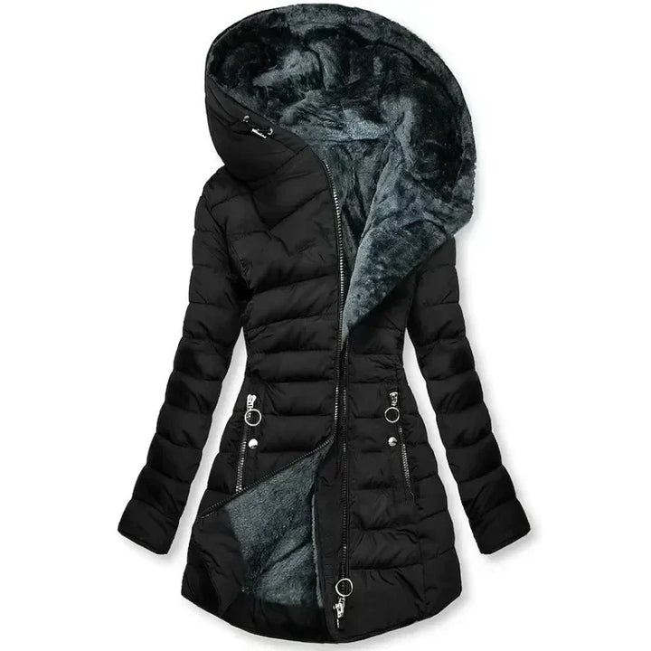 Celestia - Fur-Lined Hooded Jacket