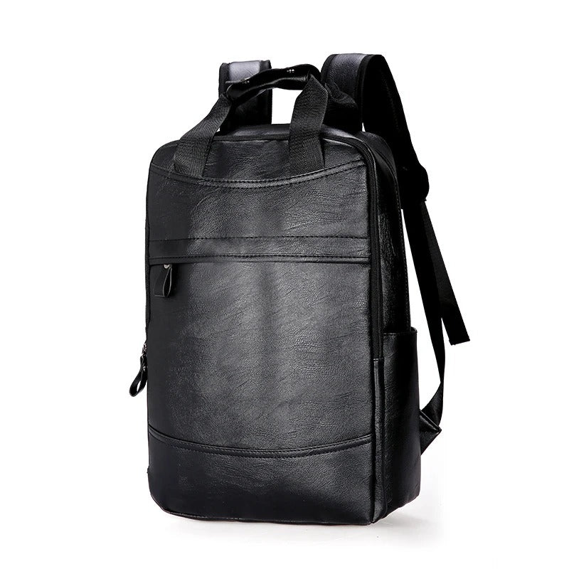 | Men's Leather Backpack for Office Laptop