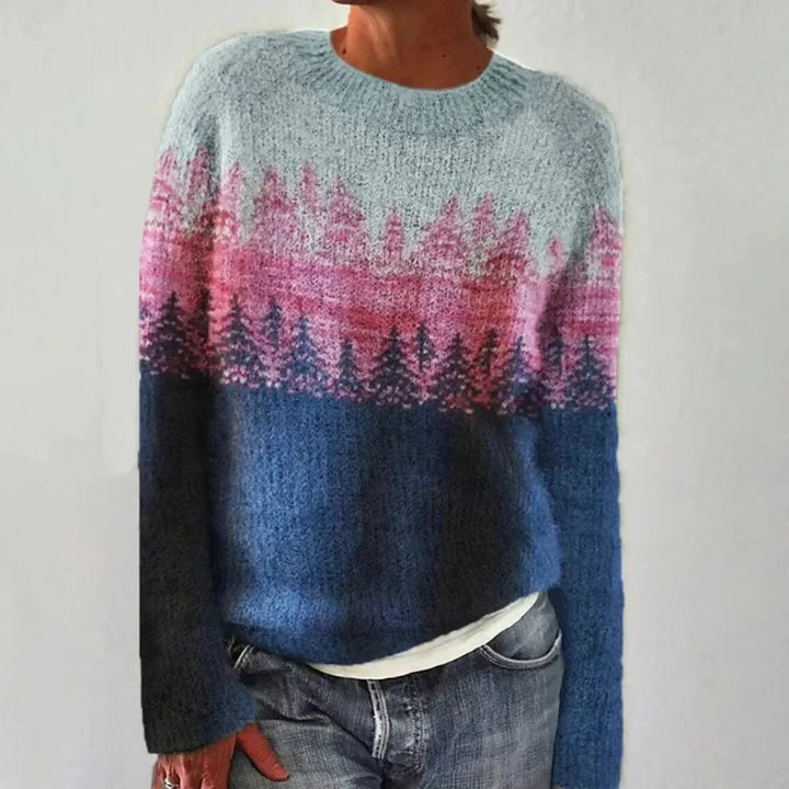 Izzel - Cozy Fair Isle Sweater