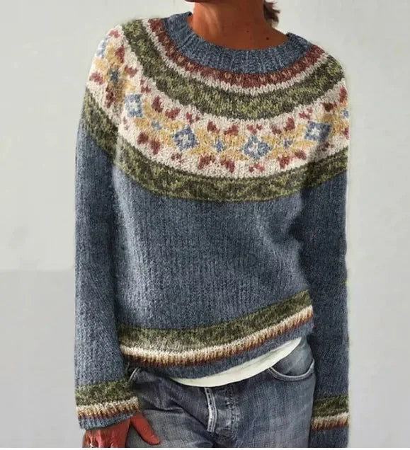 Izzel - Cozy Fair Isle Sweater