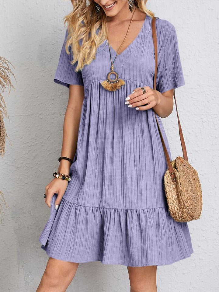 Elegant Dress with Tummy Coverage